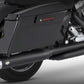 Vance & Hines Black Dresser Duals Header 2010-2016 Harley Touring 46771