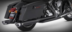 Vance & Hines Black Dresser Duals Header 2010-2016 Harley Touring 46771