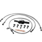 Goodridge 2009-2013 Touring Stainless Braided Brake Line Kit HD0102-4FCH/CL+8