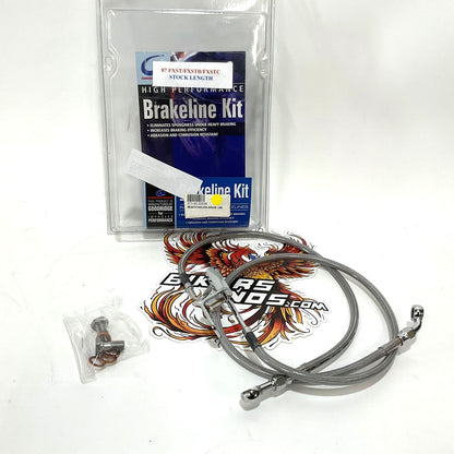 Goodridge Harley 2007 Softail Stock Rear Brake Line HD0085-2RCH/CL