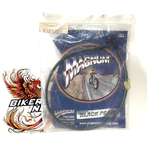 Magnum Shielding Braided ABS Brake Line 30" 7/16" 90° Black Pearl AS47330