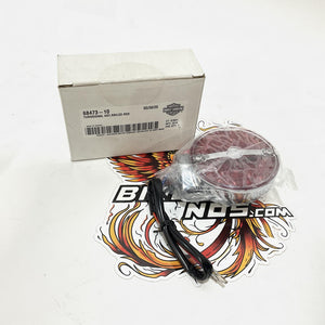 NOS Genuine Harley Red LED Chrome Turn Signal Assembly 68473-10