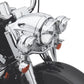 New Genuine Harley Chrome Skull Passing Lamp Visors 69795-07