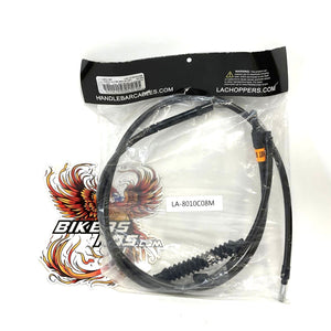 LA Choppers 2008-2013 Touring Midnight Braided 69" Clutch Cable LA-8010C08M