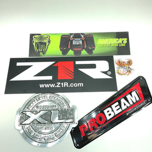 Z1R Hogtunes Probeam CIRO Harley Biker Hot Rod Man Cave Dealer Metal Sign lot