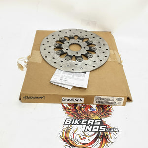 NOS Genuine Harley 2006 Up Tear Drop Floating Black Front Rotor 41500047