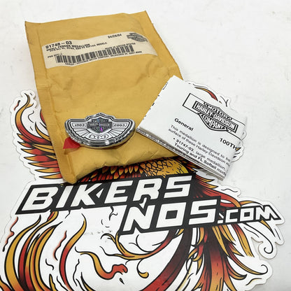 New Genuine Harley 100th Anniversary Small Fender Medallion 91748-03