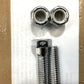 NOS Genuine Harley Chrome Footpeg Hardware 94139-01