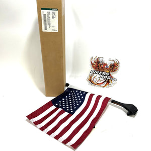 NOS Genuine Harley 1993-2013 Tour Pak American Flag Kit 94626-98