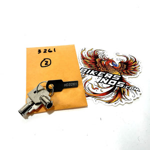 NOS Genuine HARLEY DAVIDSON BARREL KEY OEM CODE 3261 71452-91A