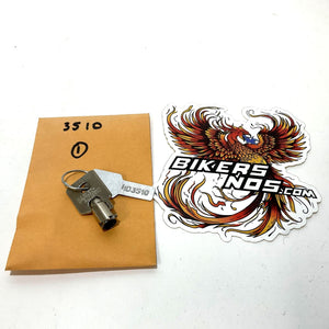 NOS Genuine HARLEY DAVIDSON BARREL KEY OEM CODE 3510 71452-91A