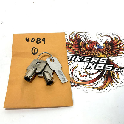 NOS Genuine HARLEY DAVIDSON BARREL KEY OEM CODE 4089 71452-91A