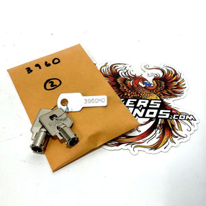 NOS Genuine HARLEY DAVIDSON BARREL KEY OEM CODE 3960 71452-91A