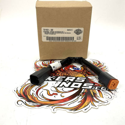 NOS Genuine Harley 2000-2006 Dyna 10" Right Switch Wire Harness 72151-03