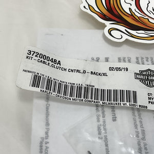 NEW Genuine Harley 2004-2022 Sportster 61.75" Chrome Clutch Cable 37200048A