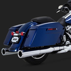 NEW Vance Hines 2017-2026 Harley Touring 4.5" Hi-Output Chrome Mufflers 16463