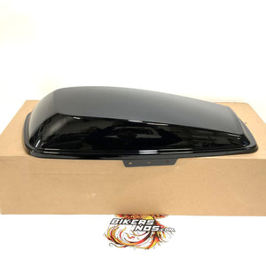 NOS Genuine Harley 2014 Up Touring Vivid Black Left Saddlebag Cover 90201055DH