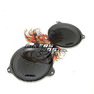 NEW Rockford Fosgate Speaker Covers Grill  2014-2023 Harley Batwing Touring