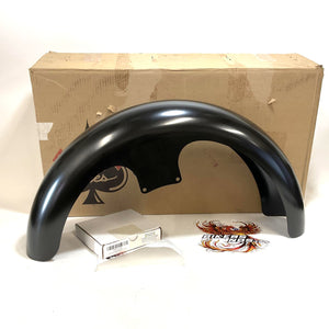 Klock Werks Tire Hugger Front Fender Steel Black 21" 2014 Up Touring 1401-0435