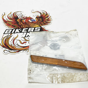 NOS Genuine Harley 2000 Up Touring FLD Amber Left Fork Reflector 59482-00