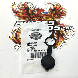 NEW Genuine Harley 1994-2013 Touring cigarette Lighter Hole Plug cover 91844-97