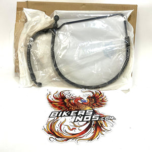 New Genuine Harley 2004-2013 Sportster Black Vinyl Front Brake Line 45449-04A