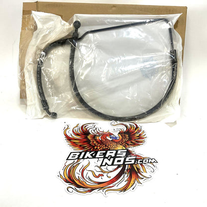 New Genuine Harley 2004-2013 Sportster Black Vinyl Front Brake Line 45449-04A