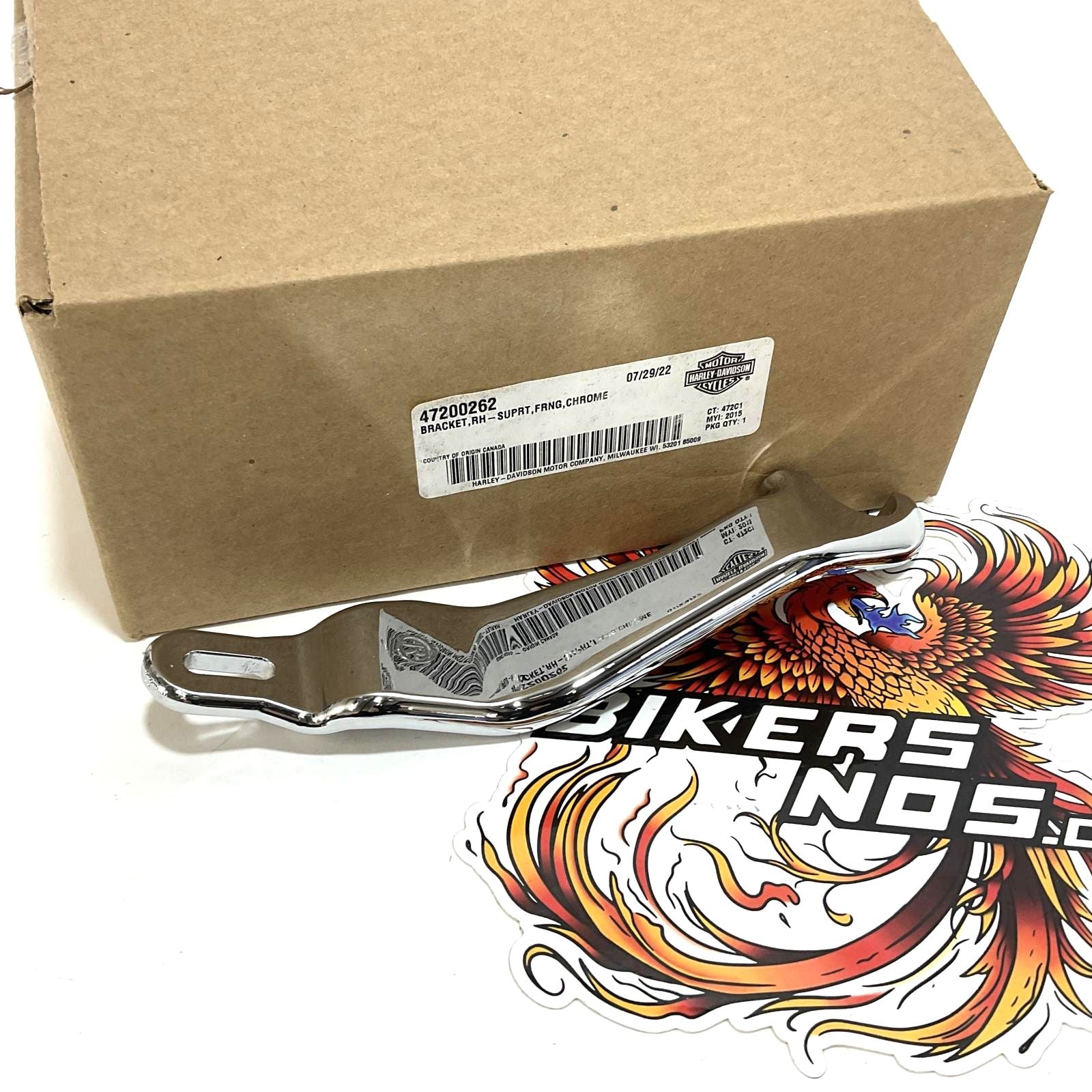 NOS Genuine Harley 2015 Up Road Glide Right Fairing Support Bracket 47