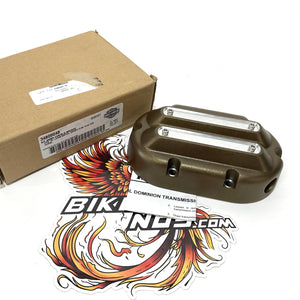 Genuine Harley 2018 Up Softail Dominion Transmission Side Cover Bronze 34800048