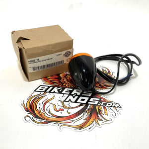 New Genuine Harley 2012-2019 Sportster Softail Gloss Black Turn Signal 67800178