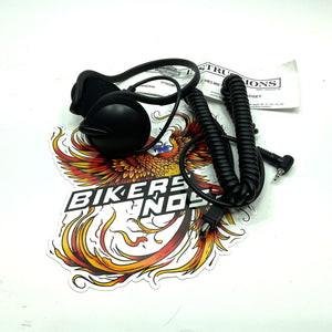 NEW Genuine Harley BOOM! Audio Half Helmet Music Wired Headset Black 76569-09