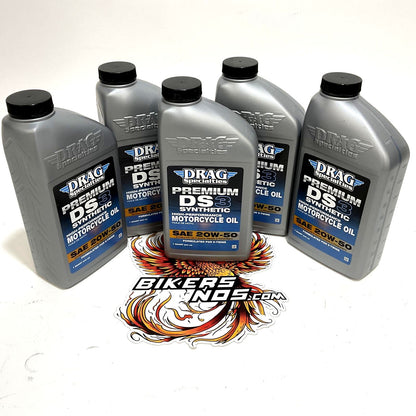 Drag DS3 Full Synthetic Harley Motorcycle oil 20W-50 5 Qt 3601-0775