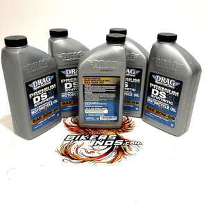 Drag DS3 Full Synthetic Harley Motorcycle oil 20W-50 5 Qt 3601-0775