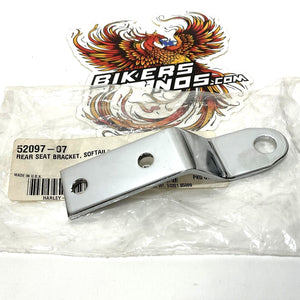 NOS Genuine Harley 2000-2007 Softail Deuce 2up Seat Tab mount bracket 52097-07