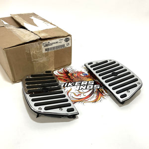 NEW Genuine Harley 1986Up Chrome and Rubber Passenger Footboard Inserts 50177-95
