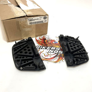 NEW Genuine Harley 1986Up Chrome and Rubber Passenger Footboard Inserts 50177-95