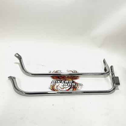 Genuine Harley 1997-2008 Touring Chrome Saddlebag Support Brackets 46565-04