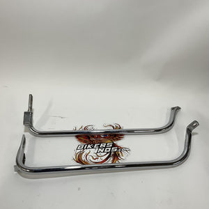 Genuine Harley 1997-2008 Touring Chrome Saddlebag Support Brackets 46565-04