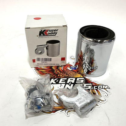 Kruzer Kaddy Motorcycle Harley Davidson Cup Holder Motorcycle Chrome 100701