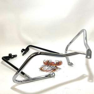 Genuine Harley 2014 Up Touring Chrome Saddlebag Guards 90200507 90200506