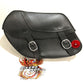 Genuine Harley Dyna Bar & Shield Leather Saddlebag 2002-2017 Dyna 90369-06