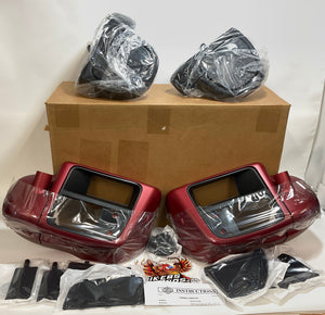 Genuine Harley 2014 Up Touring Lower Fairing Kit Wicked Red Denim 57100257EKG