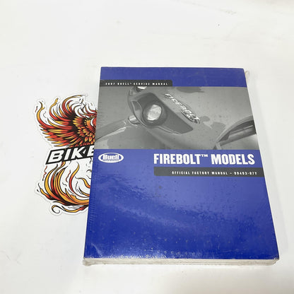 NOS Genuine Buell 2007 Firebolt Service Manual 99493-07Y