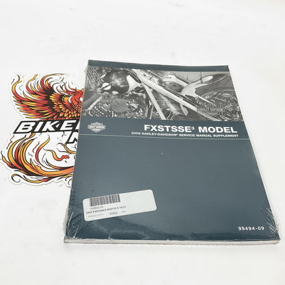 New Harley 2009 Softail FXSTSSE3 Models Service Manual Supplement 99494-09