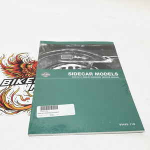 New Genuine Harley 2008-2011 Sidecar Models Service Manual 99485-11B