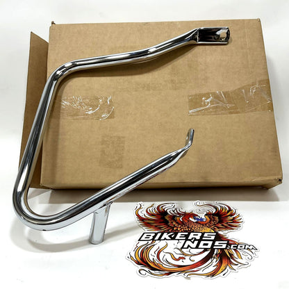 New Genuine Harley 2014 Up Touring Chrome Right Saddlebag Guard 90200507