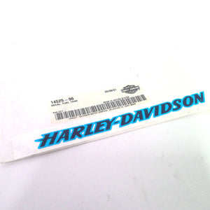 NOS Genuine Harley 1996-1999 Dyna Sinister Blue Script Tank Decal 14525-96