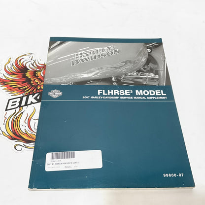 Genuine OEM Harley Davidson 2007 Road King FLHRSE3 Service Manual 99600-07