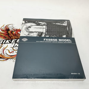 New Harley 2013 CVO Breakout FXSBSE Service Manual Supplement 99494-13