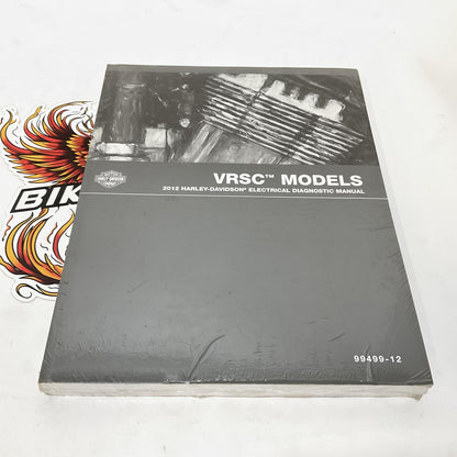 New Harley 2012 V-Rod VRSC Models Electrical Diagnostic Manual 99499-12